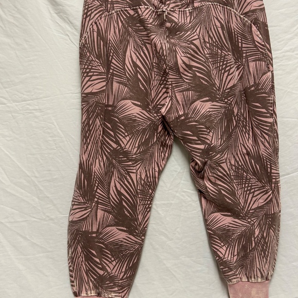 Womens Pink/Brown Palm Tree Tracksuit - Picture 5 of 9